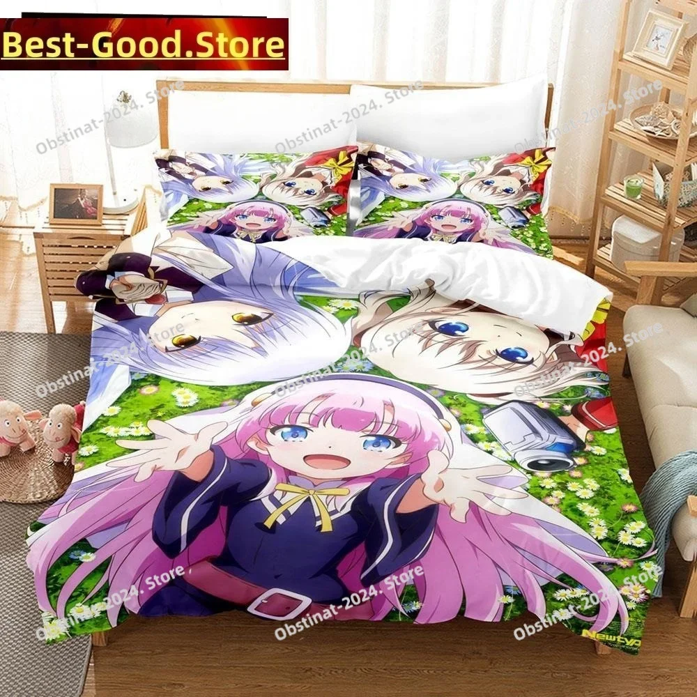 

New 3D Print Anime Kawaii Girls Charlotte Bedding Set Single Twin Full Queen King Size Bed Set Adult Kid Bedroom Duvetcover Sets