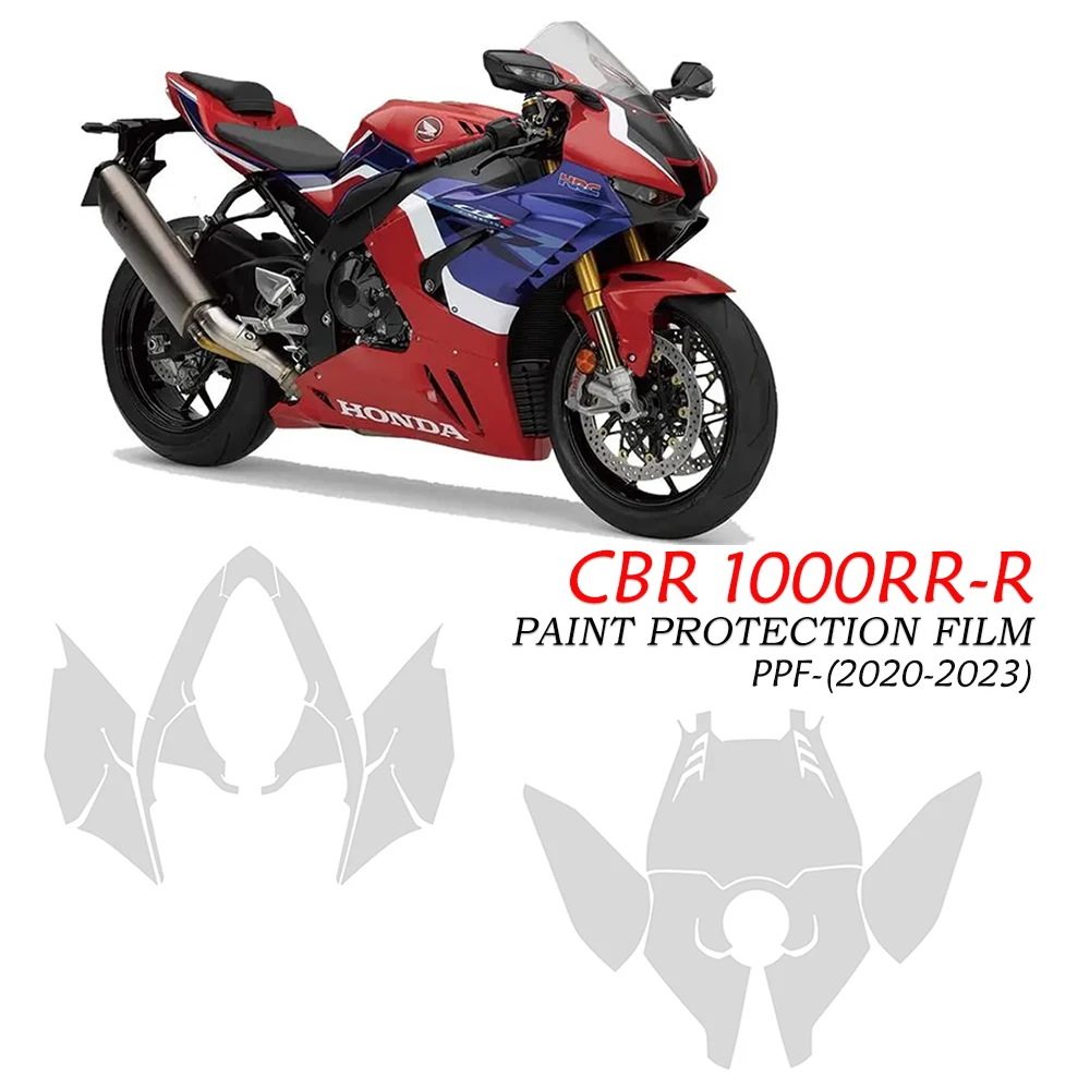 For Honda CBR 1000RR-R TPU Motorcycle Paint Finish Protective Film Scratch-Resistant CBR-1000RR-R 20-23 PPF Transparent Film