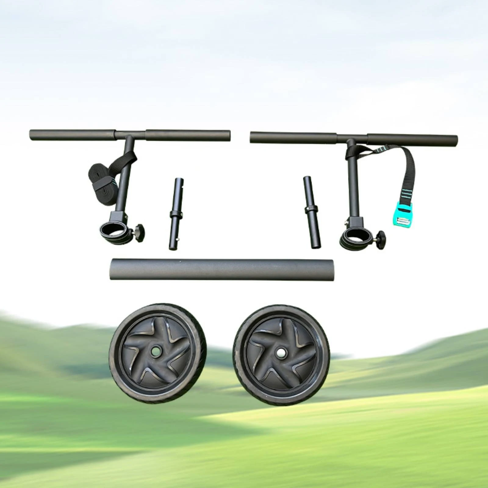 Stand-up Paddleboard Trolley Foldable Paddleboard Transport Trolley Kayak Trolley Corrosion-Resistant Kayak Dolly Heavy-Duty