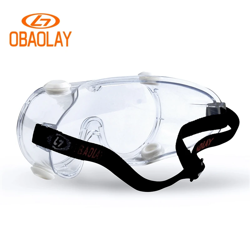 OBAOLAY In Stock Now CE ANSI Z87.1 Safety Goggles Anti-fog Safety Glasses Protective Eyewear