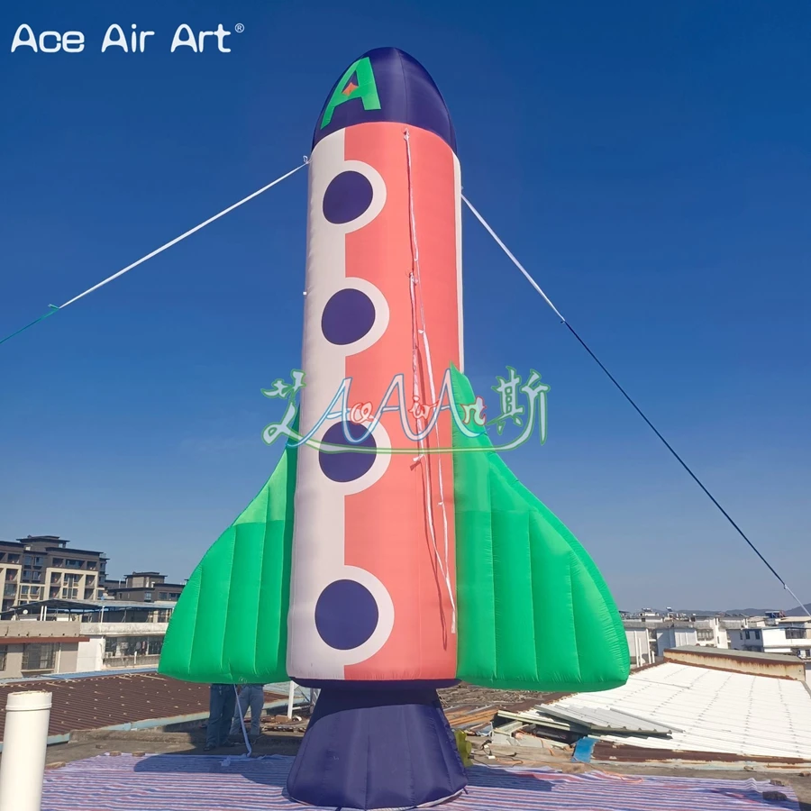 Customization Inflatable Rocket Model Space Rocket For Event Exhibiton/Scientific Education Activities Props