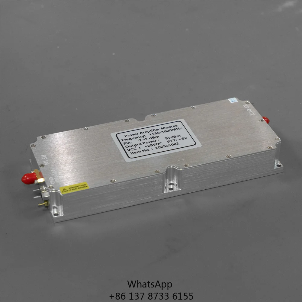

High Gain 20DB-50DB 50W 30-678Mhz LDMOS Power Amplifier WideBand Module Signal Pulse Wave Module For Fpv Detector Shortwave