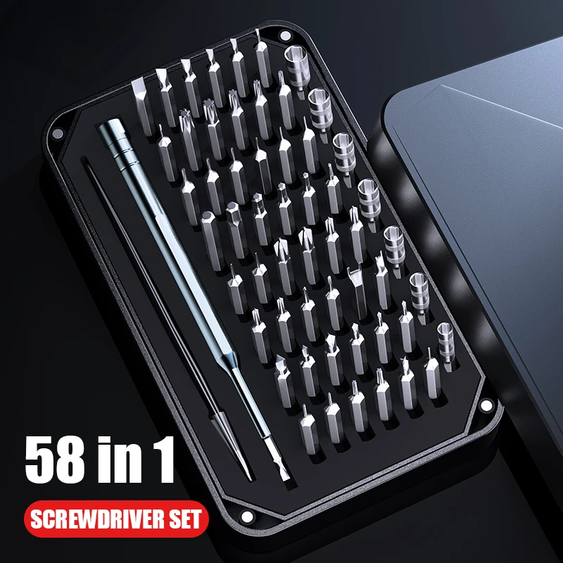 58 in 1 Precision Screwdriver Set Magnetic Mini Torx Screw Bits Set Repair Hand Tools for Electronic Product