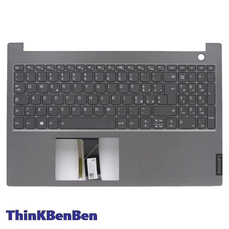 

IT Italian Mineral Gray Keyboard Upper Case Palmrest Shell Cover For Lenovo ThinkBook 15 IML IIL 5CB0W45269