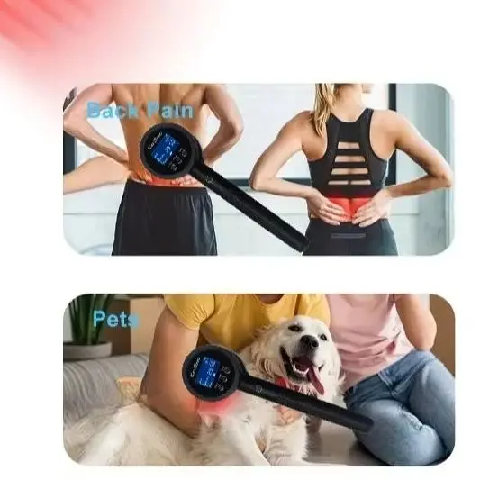 

Инфракрасный лазер медицинского класса 650 нм - Холодная лазерная терапия HLKGO 3 Вт 5 Вт 8 Вт для облегчения боли и ремонта тканей