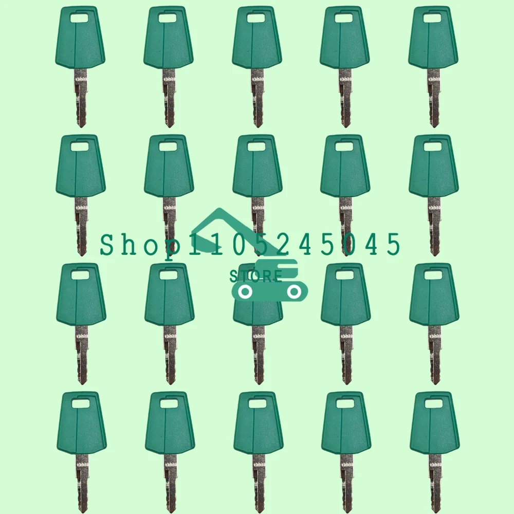 20PCS 11444208 C001 Ignition Keys for Heavy Equipment Wheel Loader High Quality