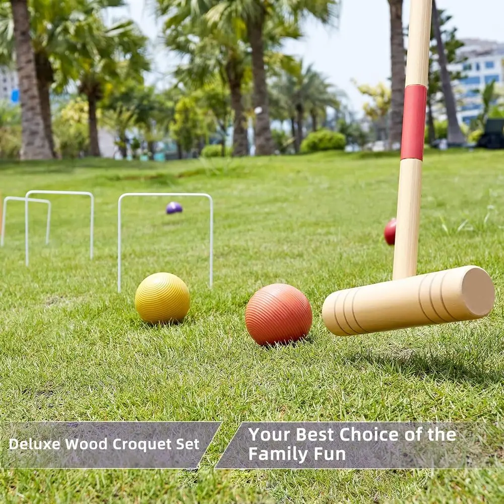 Six-Player Lawn Croquet Set 6