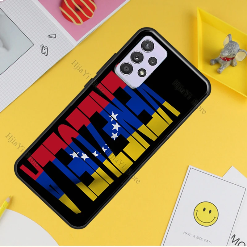 Venezuela Flag Coat Of Arms Back Cover For Samsung Galaxy A21S A02S A10S A12 A32 A42 A52 A72 A40 A50 A70 A71 A51 Case