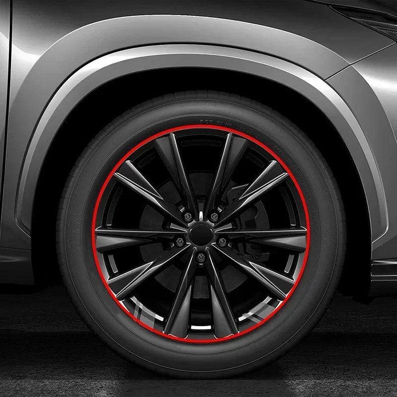 

8M Tire Hub Protection Bumper Strip Car Vehicle Color Wheel Rims Protectors Car Wheel Decorative Strip Auto Care Covers