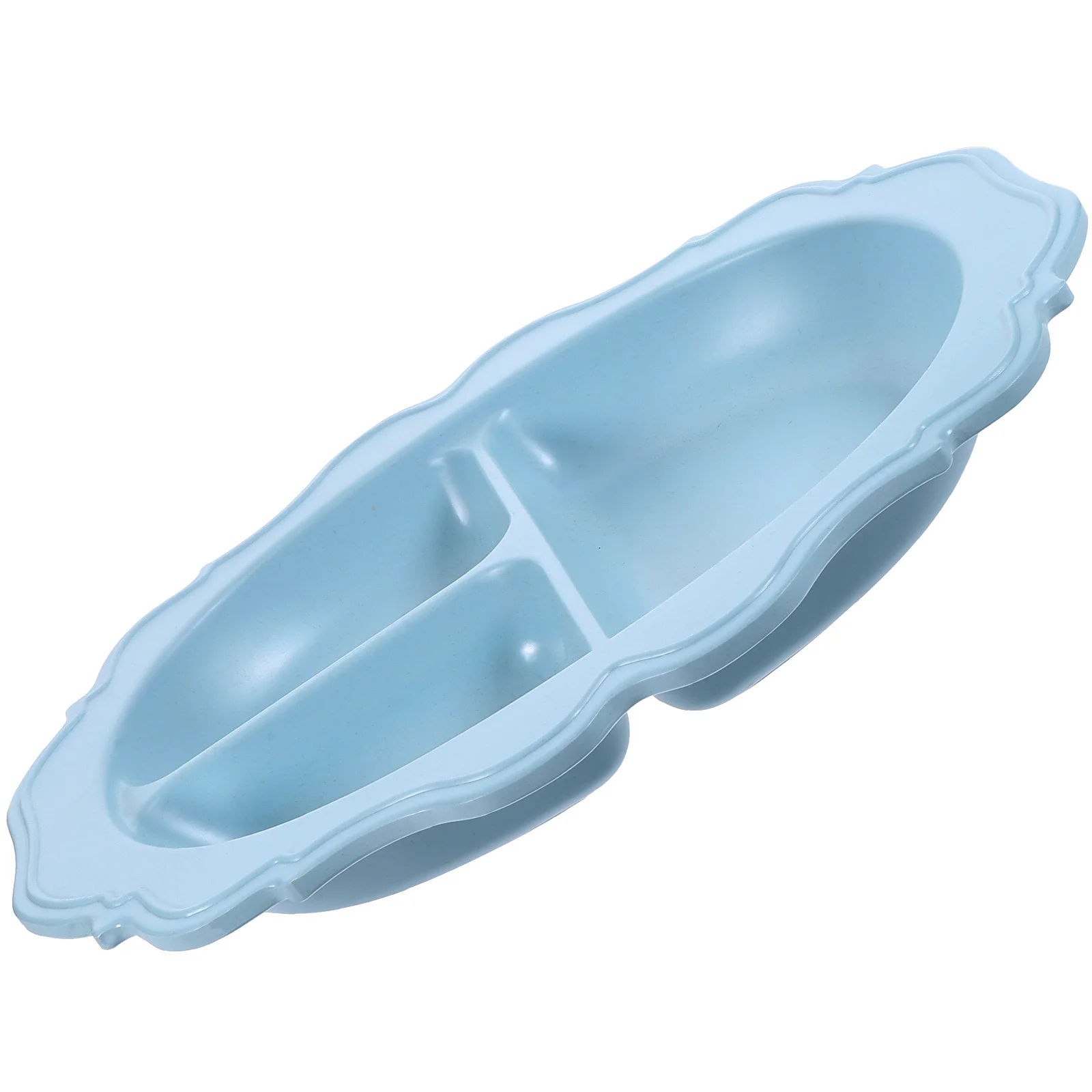 

Bamboo Fiber Plate Divider Dish Reusable Multifunctional Home Kitchen Dining Sectioned Plates for Fruits Desserts Salads Stylish