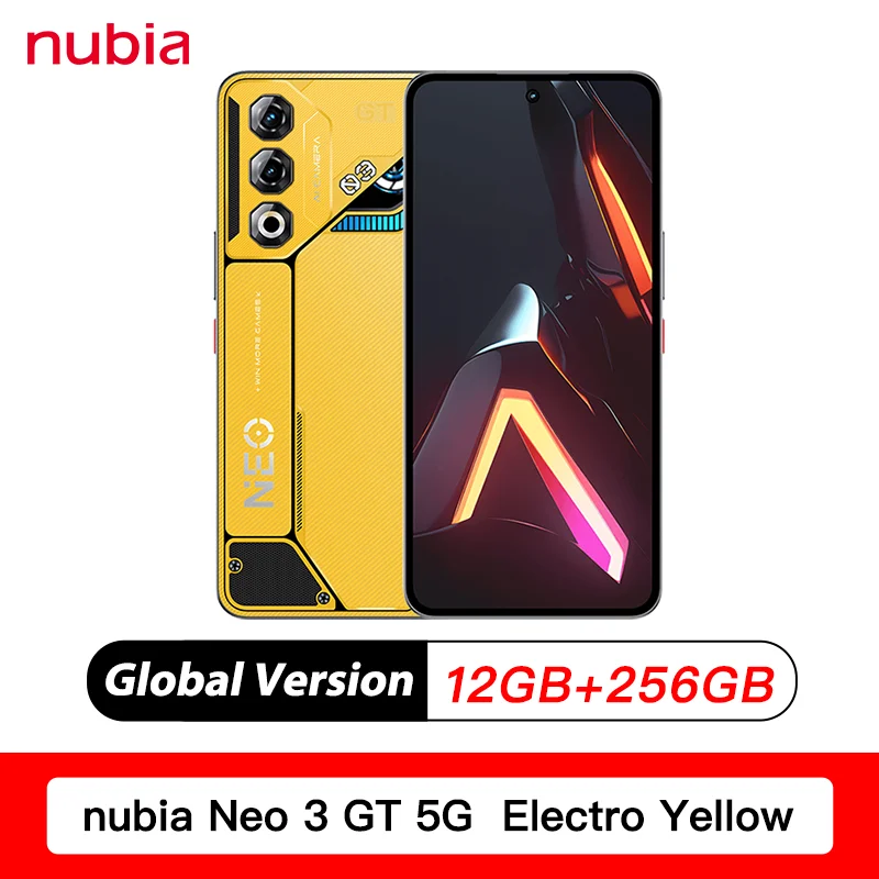 Nubia Neo 3 GT 5G global version , 6.8 inches,4083mm² VC Cooling