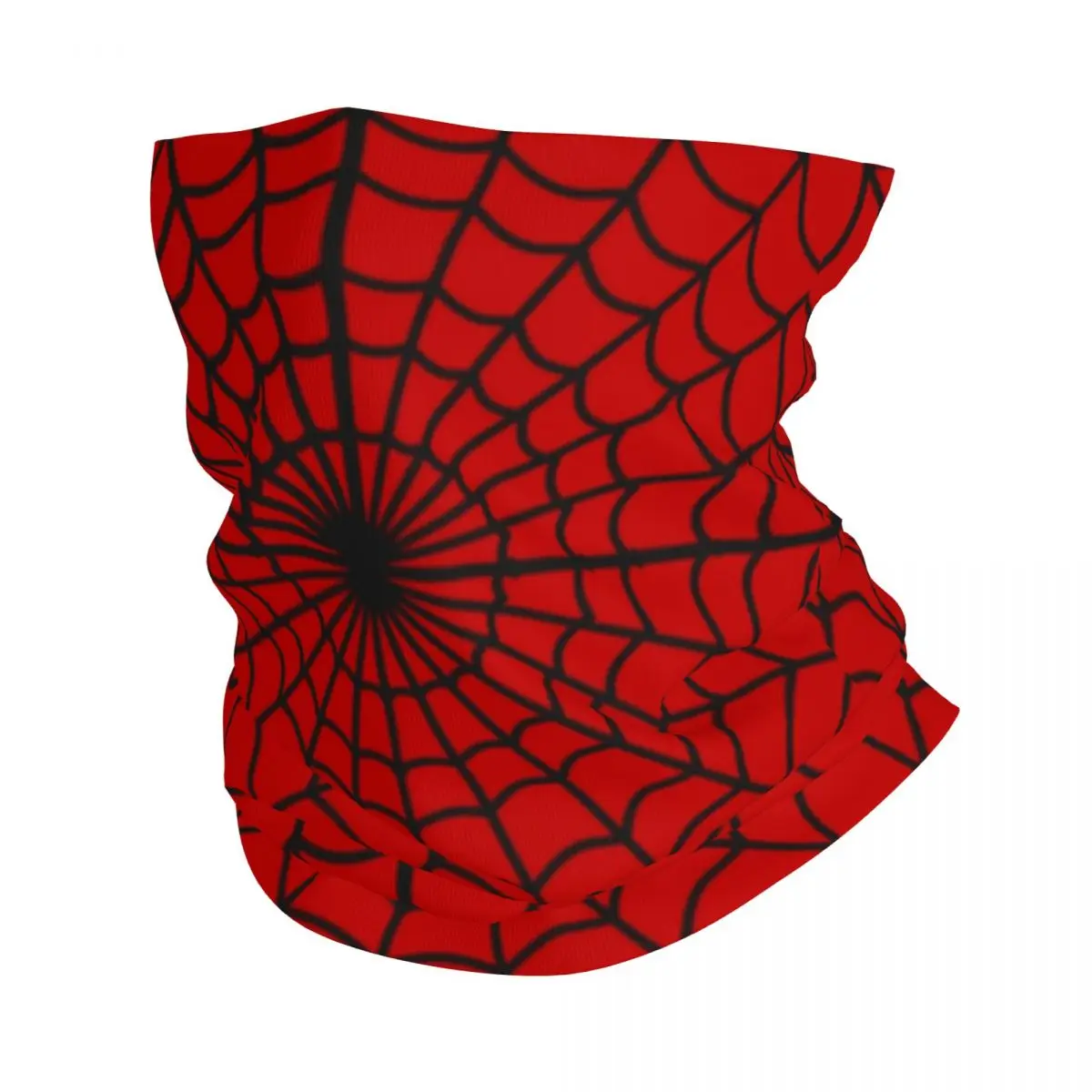 Custom Red Spider Bandana Neck Warmer Men Women Winter Ski Tube Scarf Gaiter Web Face Cover