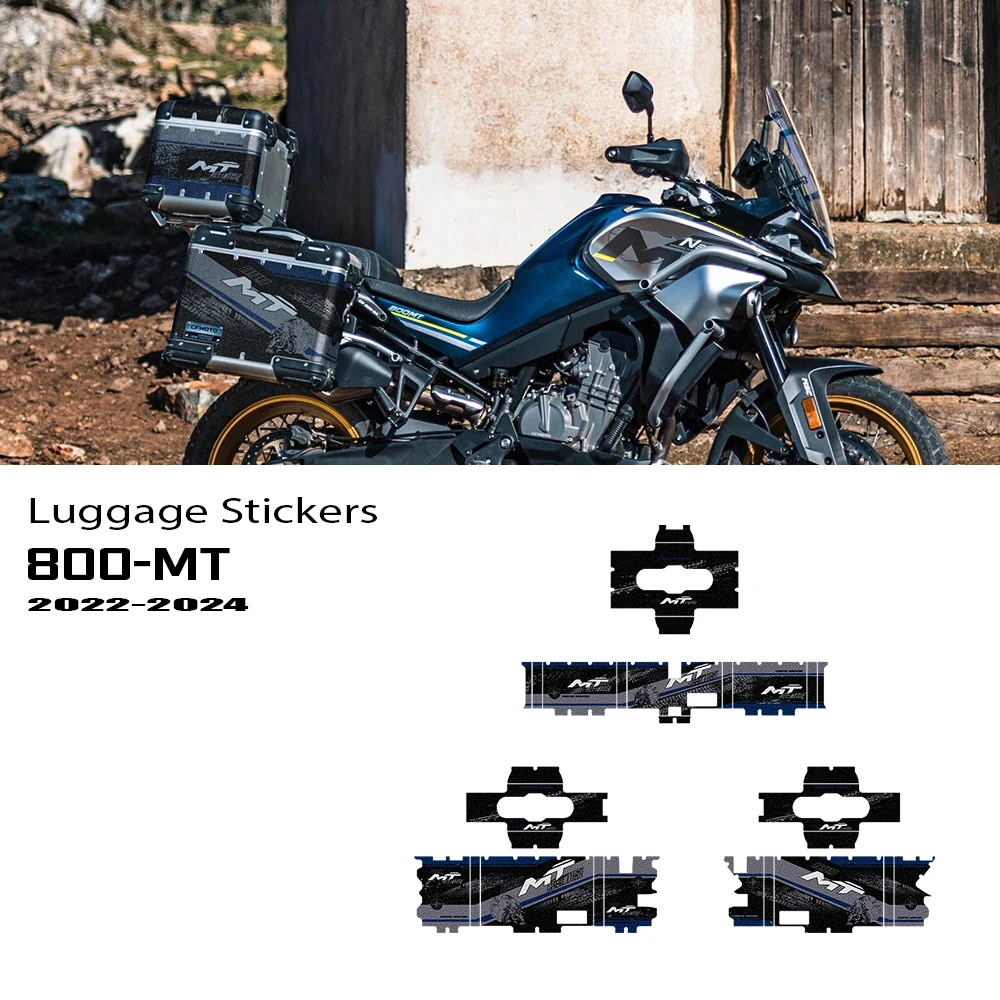 For CF MOTO 800 MT Explore 2022 2023 2024 800MT 2024 Trunk Sticker Side Case Mat Motorcycle Trunk Set Decals