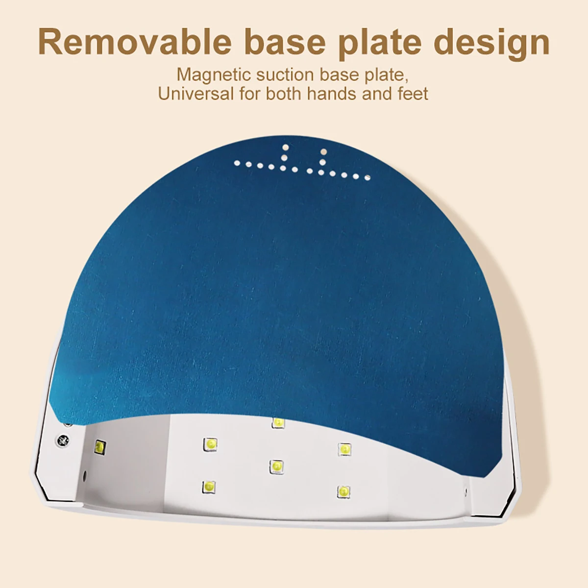 SUNOne UV Lamp Professional 30pcs Nail Light Beads with 3 Timers Infrared Automatic Sensing Nail Art Accessories Removable Plate