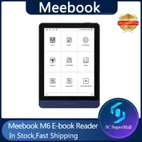 Original Meebook M6 E-book Reader 6 inch E-ink 300PPI Screen Ereader with Dual Color Frontlight 3G/32GB Android 11 EBook Reader