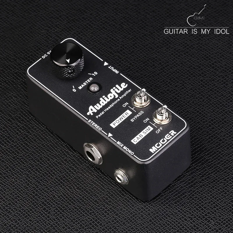 MOOER Audiofile Headphone Amplifier Effect Pedal Built-in Analog Speaker Cabinet Simulation True Bypass Full Metal Shell