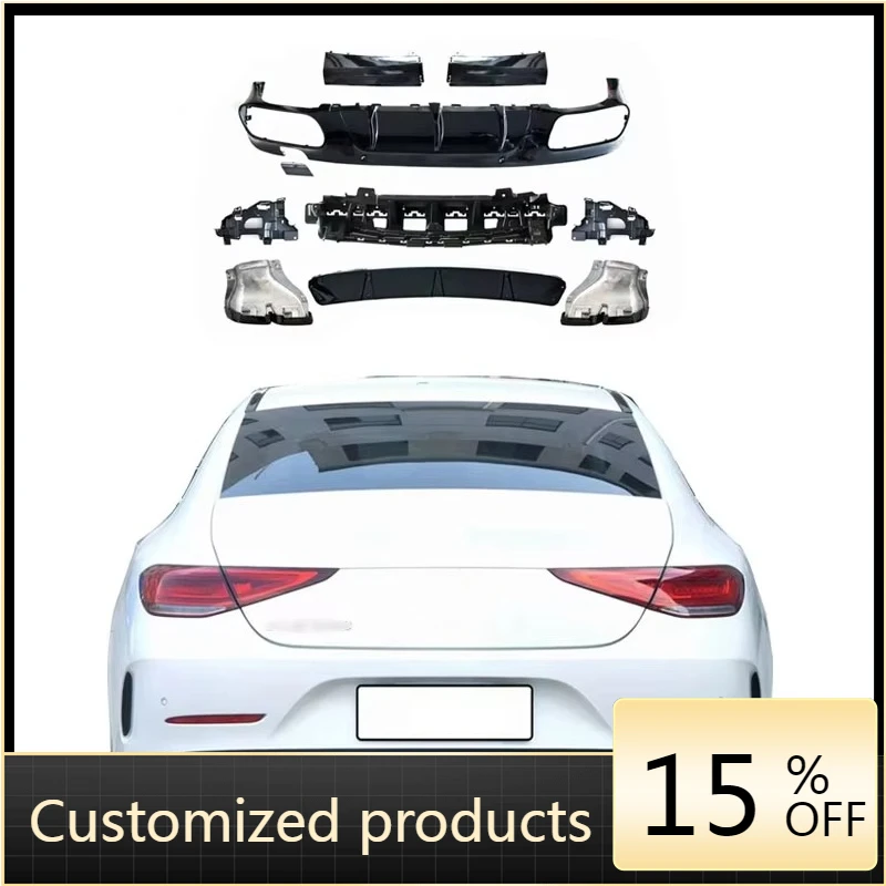 

High quality, hot selling, reliable C257 Diffuser for Benz CLS Class W257 Upgrade GT63 Diffuser with Exhaust Pipe