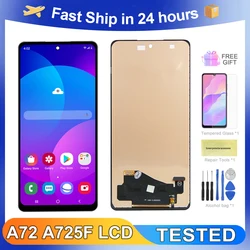 A72 4G 6.7''For Samsung Tested A725F A725 A725M A725M/DS LCD Display Touch Screen Digitizer Assembly Replacement