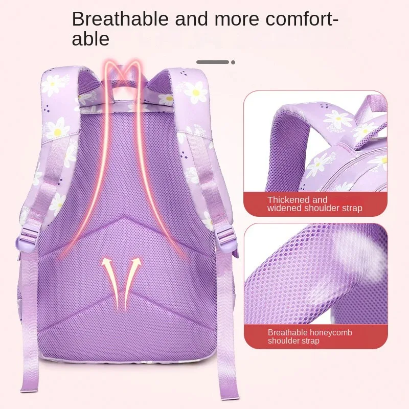 Aladdin Jasmine Princess Kids School Bag Cute Backpack for Girls Children Waterproof Backpacks Teenage Large Capacity Book Bag