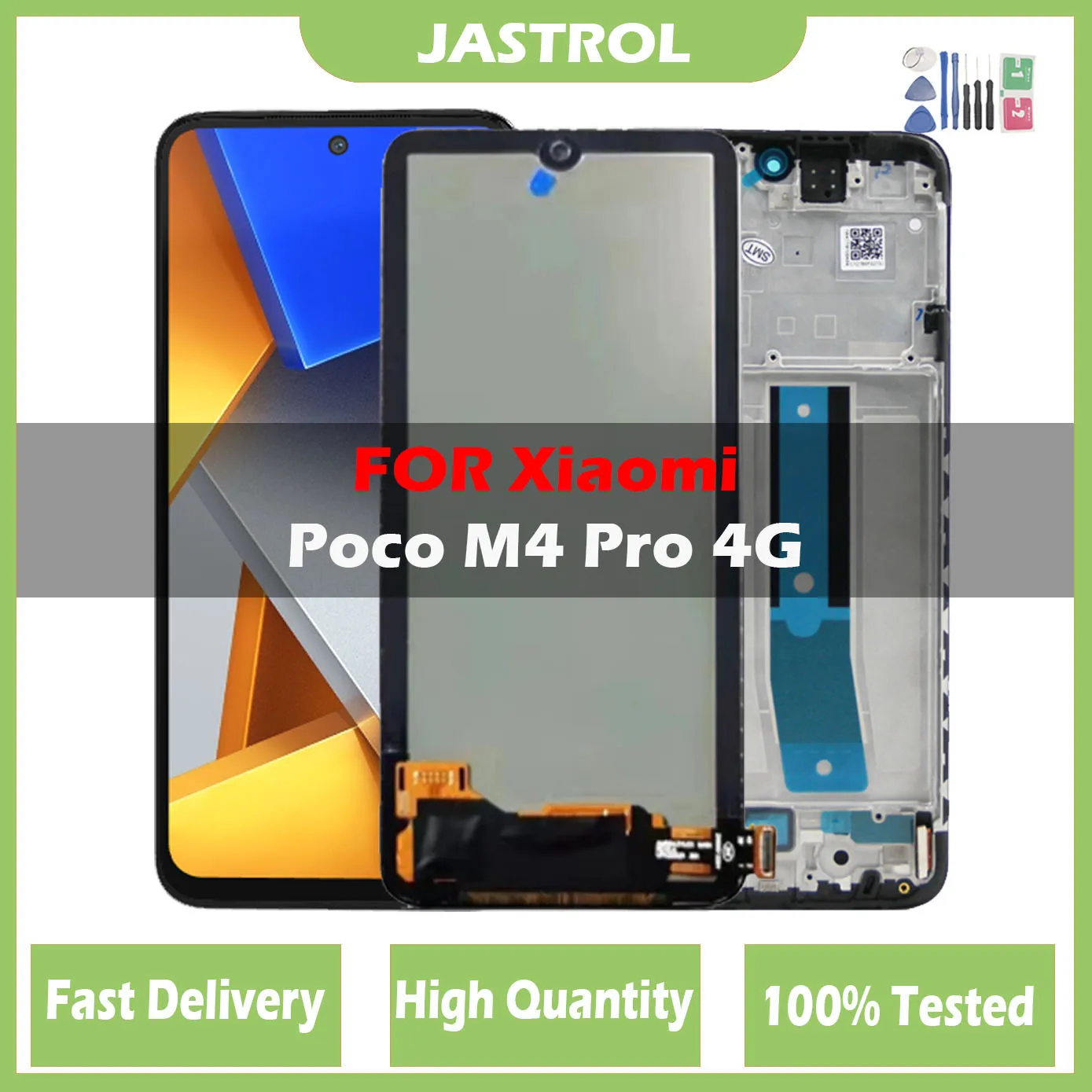 

6.43" LCD For Xiaomi Poco M4 Pro 2201117PI 2201117PG MZB0B5VI LCD Display Touch Screen Panel For Xiaomi Poco M4 Pro 4G LCD