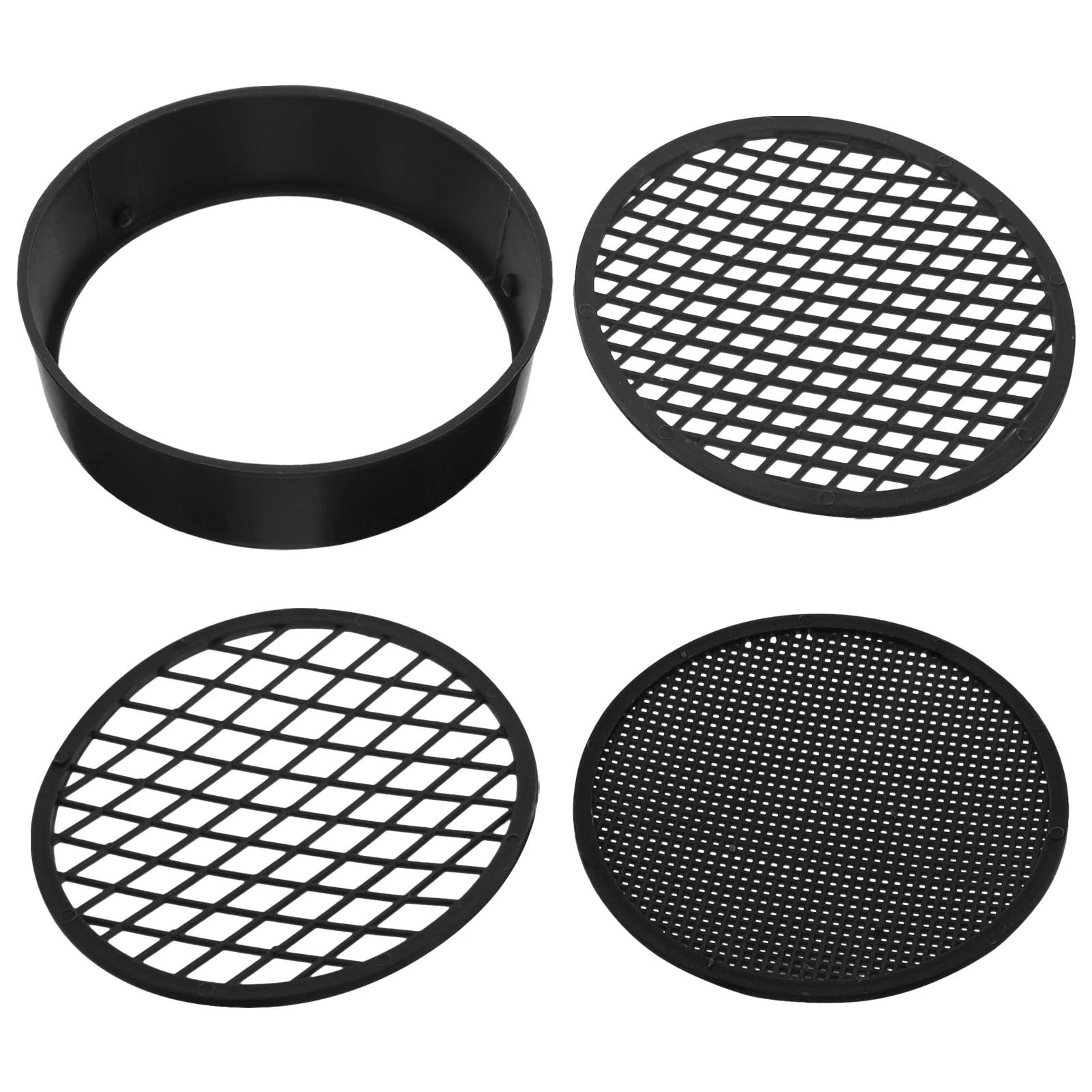 

3pcs 10cm Soil Sieve Handheld Plastic Sifter for Garden Sand Filter Mesh Planter Drainage Material Elementary Science Tools