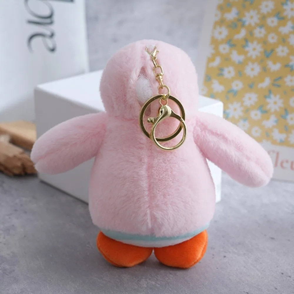 Stuffed Animal Penguin Plush Keychain Cartoon Funny Pingu Doll Pendant Cute 15cm Stuffed Penguin Keychain Backpack Pendant