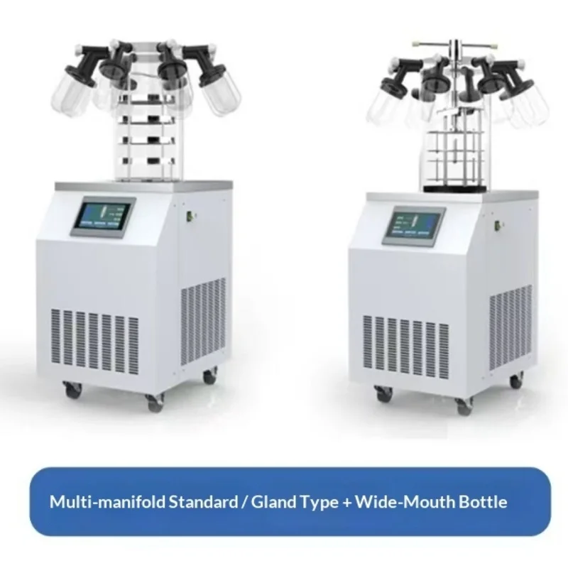 Small Electric Heating Vacuum Freeze Dryer LGJ-10NS 950W High Accuracy From Tianjin For Medical & Food Applications