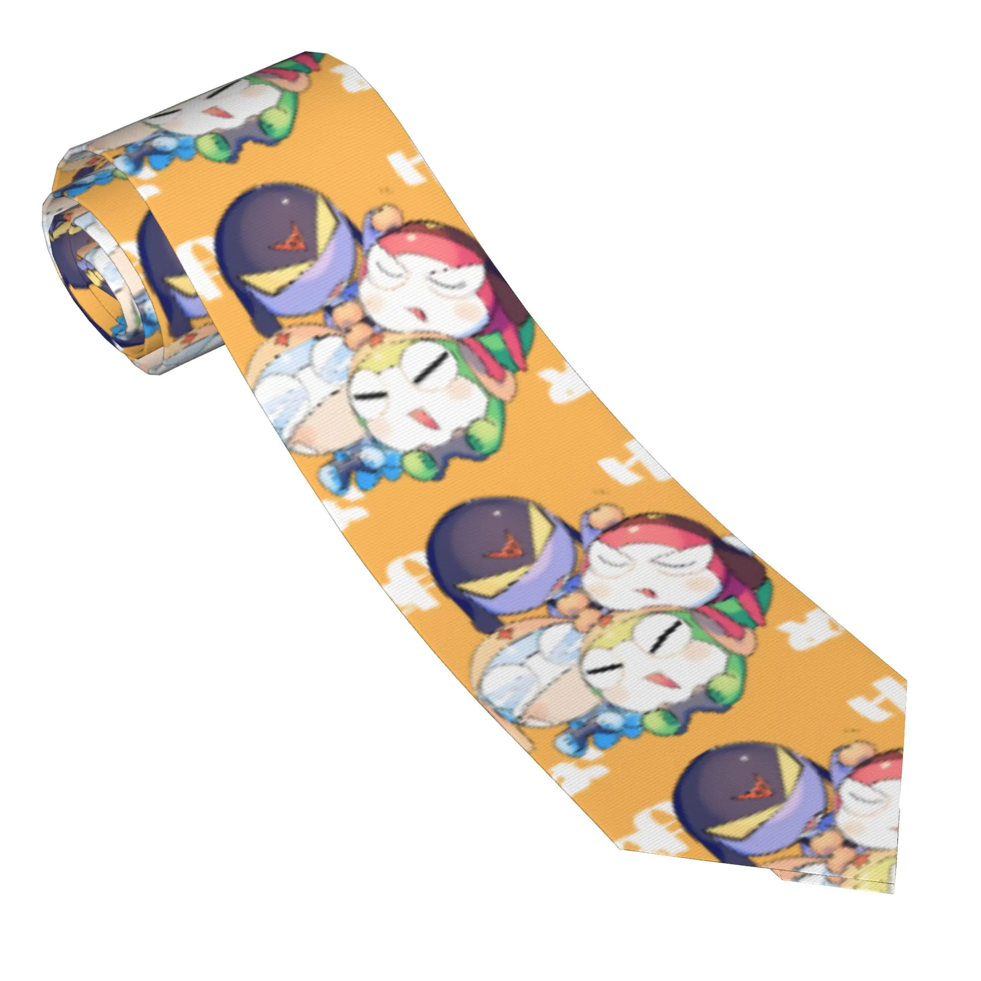 Keroros Gunsous Frog Tie  Cosplay Party Neck Ties Male Cool Fashion Necktie Accessories High Quality Custom Collar Tie