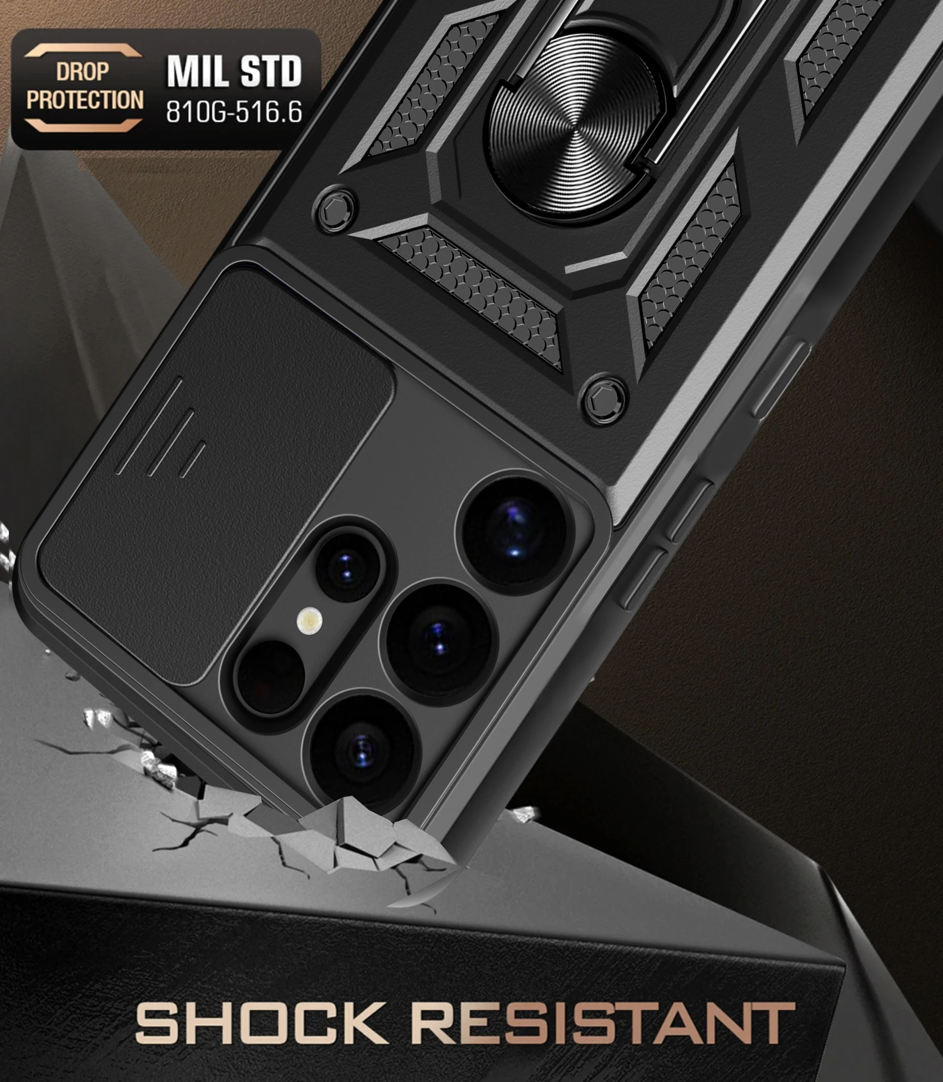 

Stand Function dual Layer Cover Case for Samsung Galaxy S25 FE 5G S23 S24 Plus S22 S21 S25 Ultra