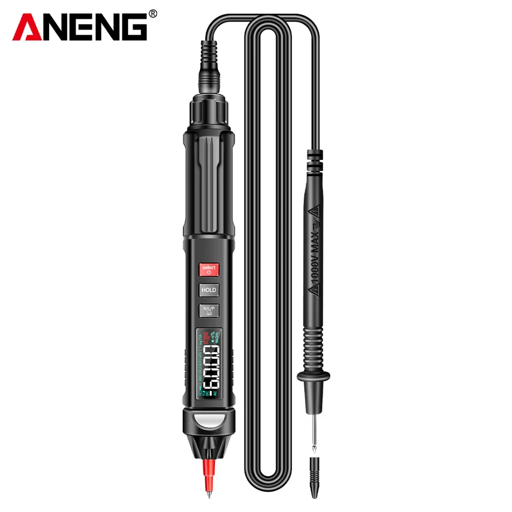 6000 Counts DC AC Test Tools Multiprobe Digital Capacitor Tester Professional Intelligent Multimeter Pen Laboratories Instrument