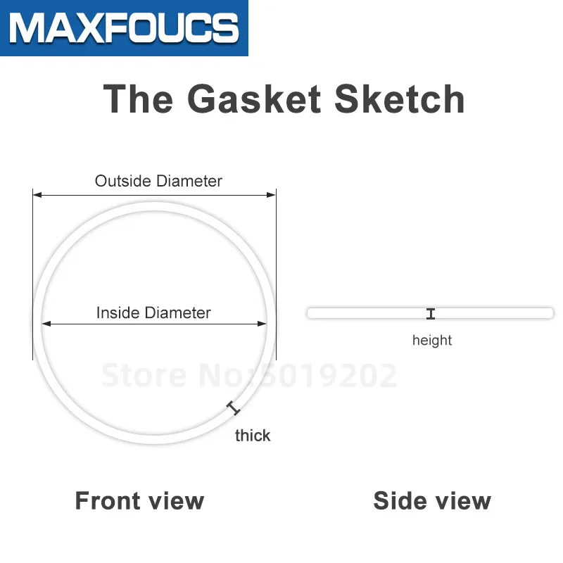 White Gasket 0.55mm Thick 1.2mm High 25-34.5mm I Ring Fits Front Watch Crystal Glass Repair Parts Watches Accessories,1pcs