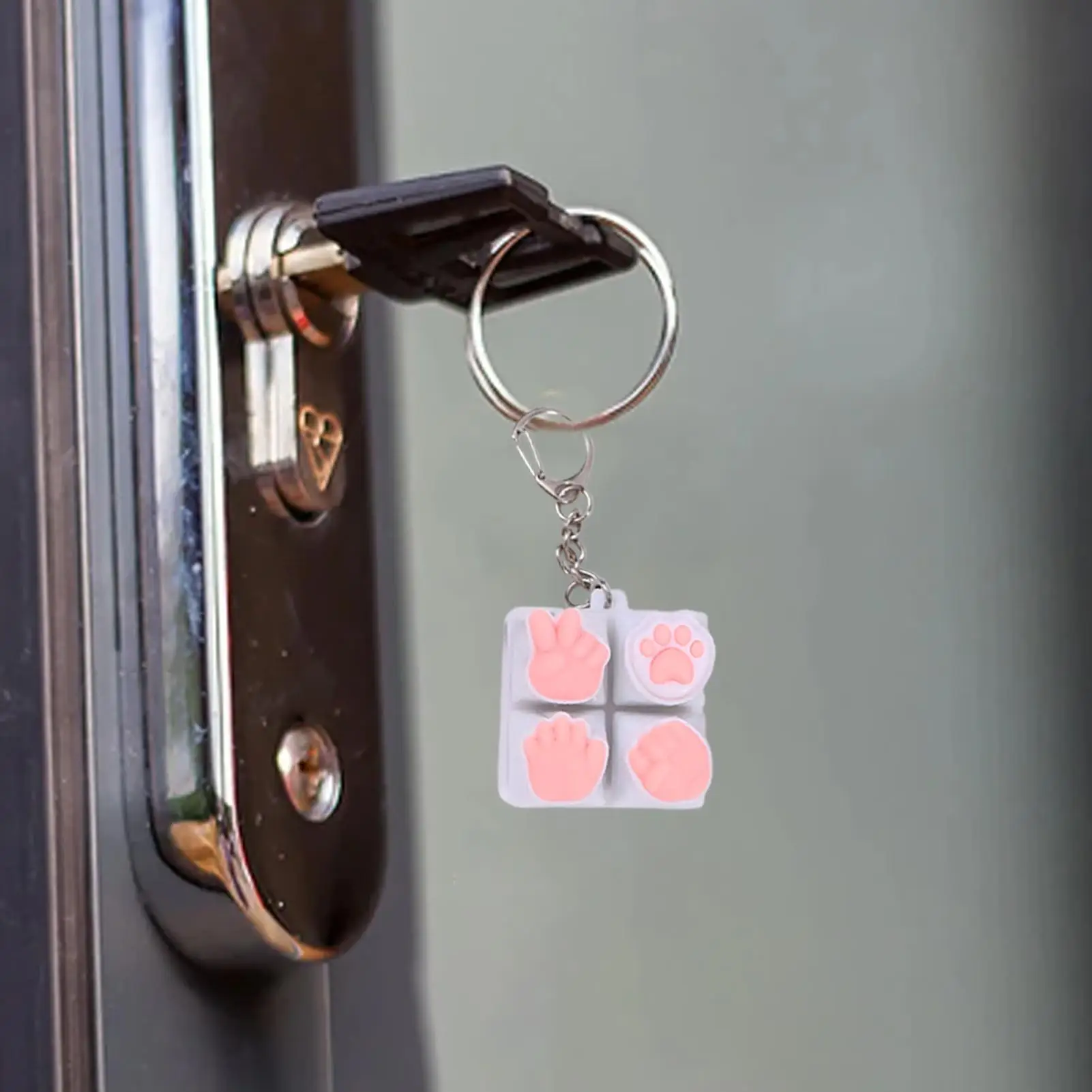 Klawiatura Klikająca Zabawka Sensoryczna w Kształcie Kociej Łapki, Uspokajająca, Dźwiękowa, Klawiatura Klikająca na Imprezy, Spotkania, do Domu, Klasy, Szkoły, do Użytku Wewnętrznego