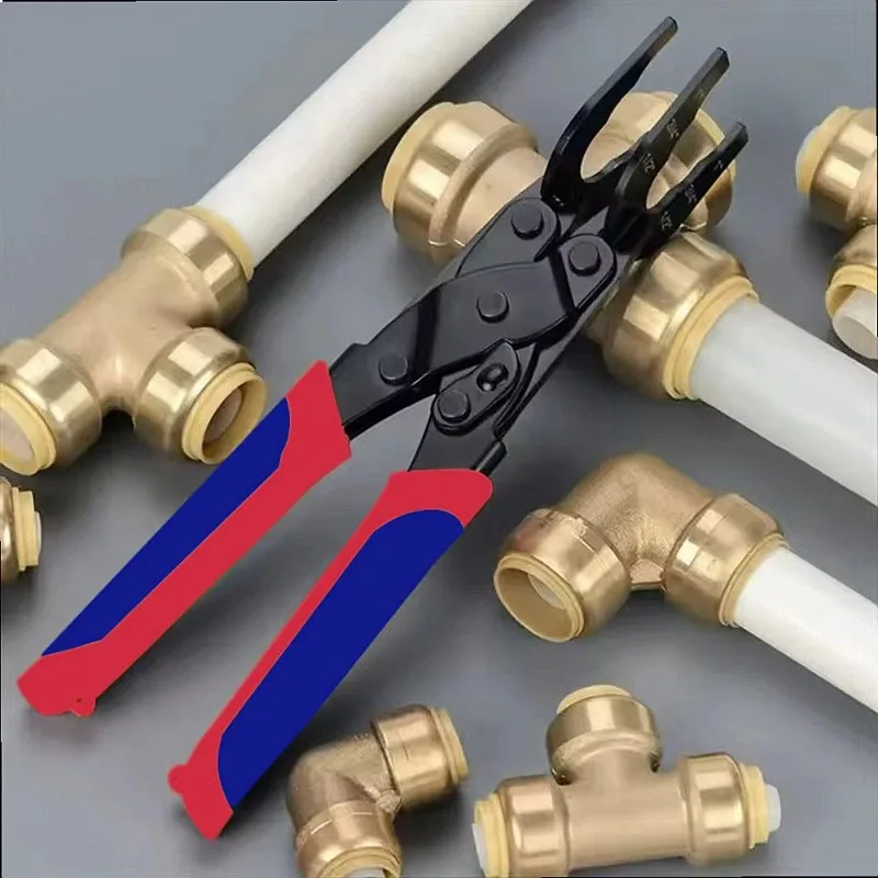Push-Fit Disconnect Tong Tool for Easily Removing Push-to-Connect Fittings