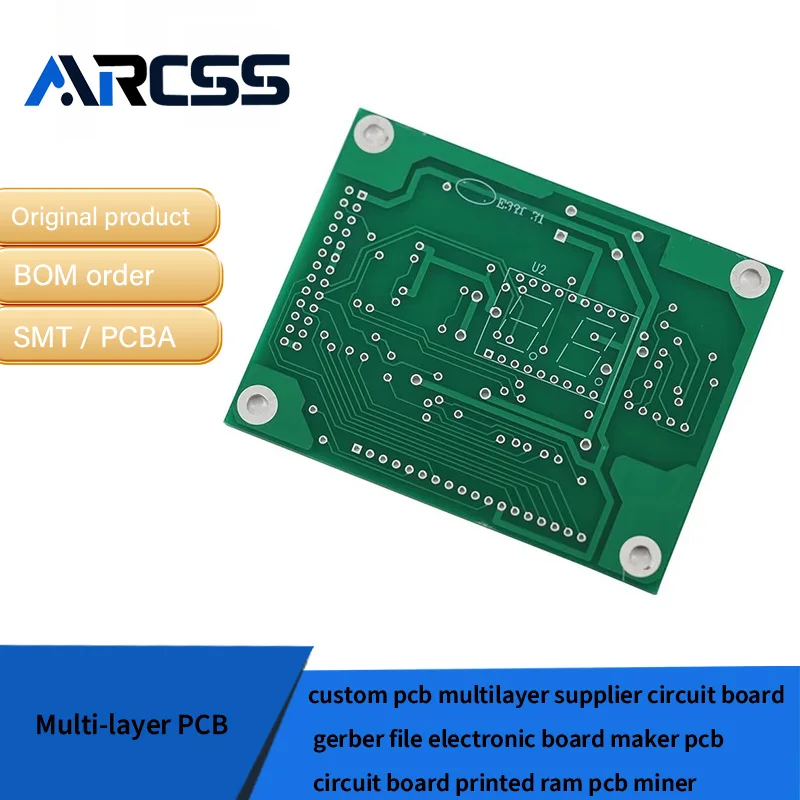 ที่กําหนดเอง pcb หลายผู้ผลิตแผงวงจร gerber แฟ้มอิเล็กทรอนิกส์ board maker แผงวงจร pcb พิมพ์ ram pcb miner