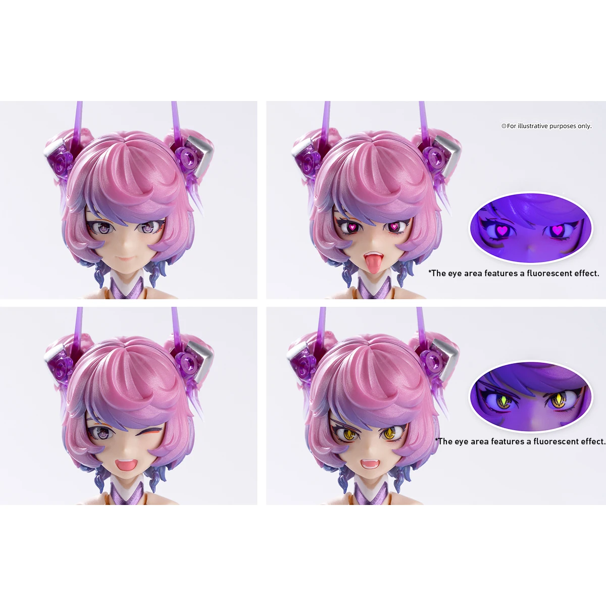 HiPlay Earnestcore Craft 1/10 Rosa Project ECRS-02 Starflower: Figur Aksi Iris Hitam