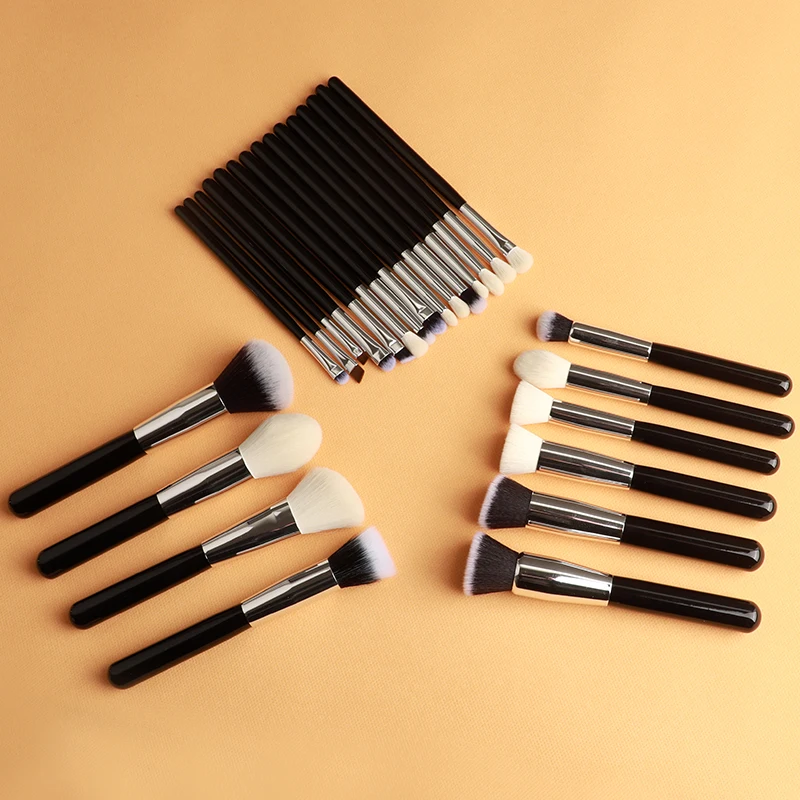 25Pcs Makeup Brushes set profession Cosmetic Concealer eyelashes Powder Blush Soft Fluffy Blending Brush Beauty Tools