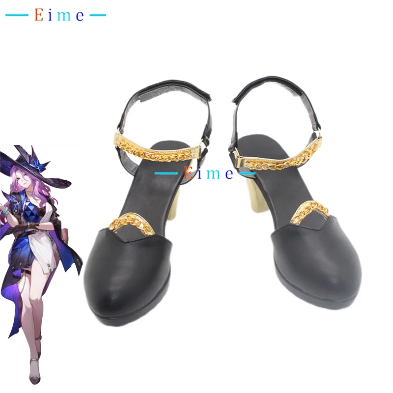 

Game Honkai Star Rail Jade Cosplay Shoes PU Leather Shoes Halloween Carnival Boots Cosplay Props Custom Made