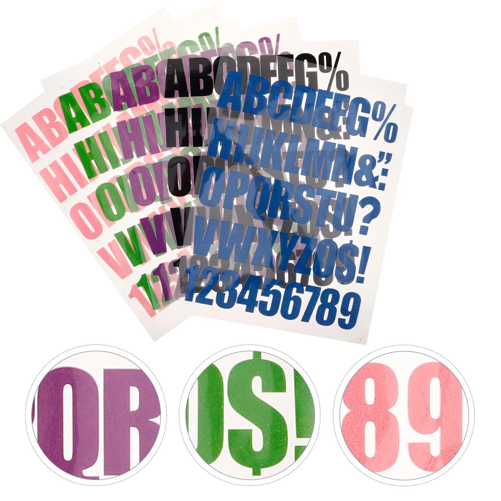 

5pcs Letter Patches Iron On For Clothing Fabric Bags Jeans Backpacks Embroidery Patch Small Colored Patches Handicraft Sewing