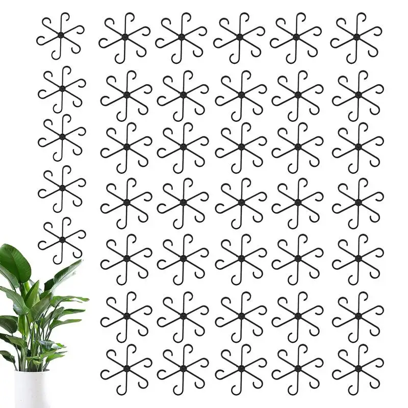 

Plant Training Clips 40pcs Reusable Plant Stem Gathering Clips For Plant Growth Low Stress Planting Clamps For Supporting Vines