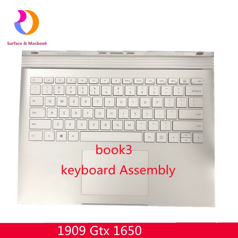 

Original 1909 Keyboard Full Asssembly for Microsoft Surface Book 3 Topcase 1909 GTX1650 13.5'' Us Layout