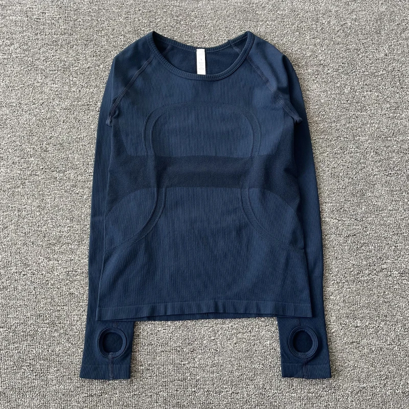 

Gym Training Long Sleeve Top 2025, Women's Stretchy Quick Dry Workout Shirt, Breathable Round Neck Tee for Yoga Pilates Fitness​