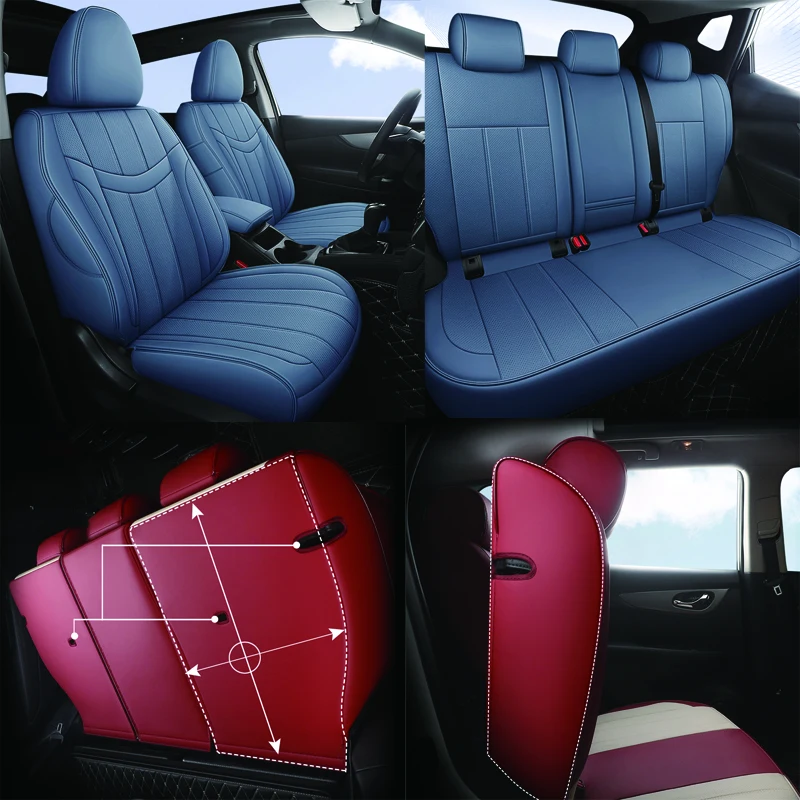 Custom Fit Car Seat Covers For Chery Jetour X90 X70 Plus Max Arrizo Tiggo 2 3X 5X 7 8 Pro Anti-Slip Auto Interior Accessories