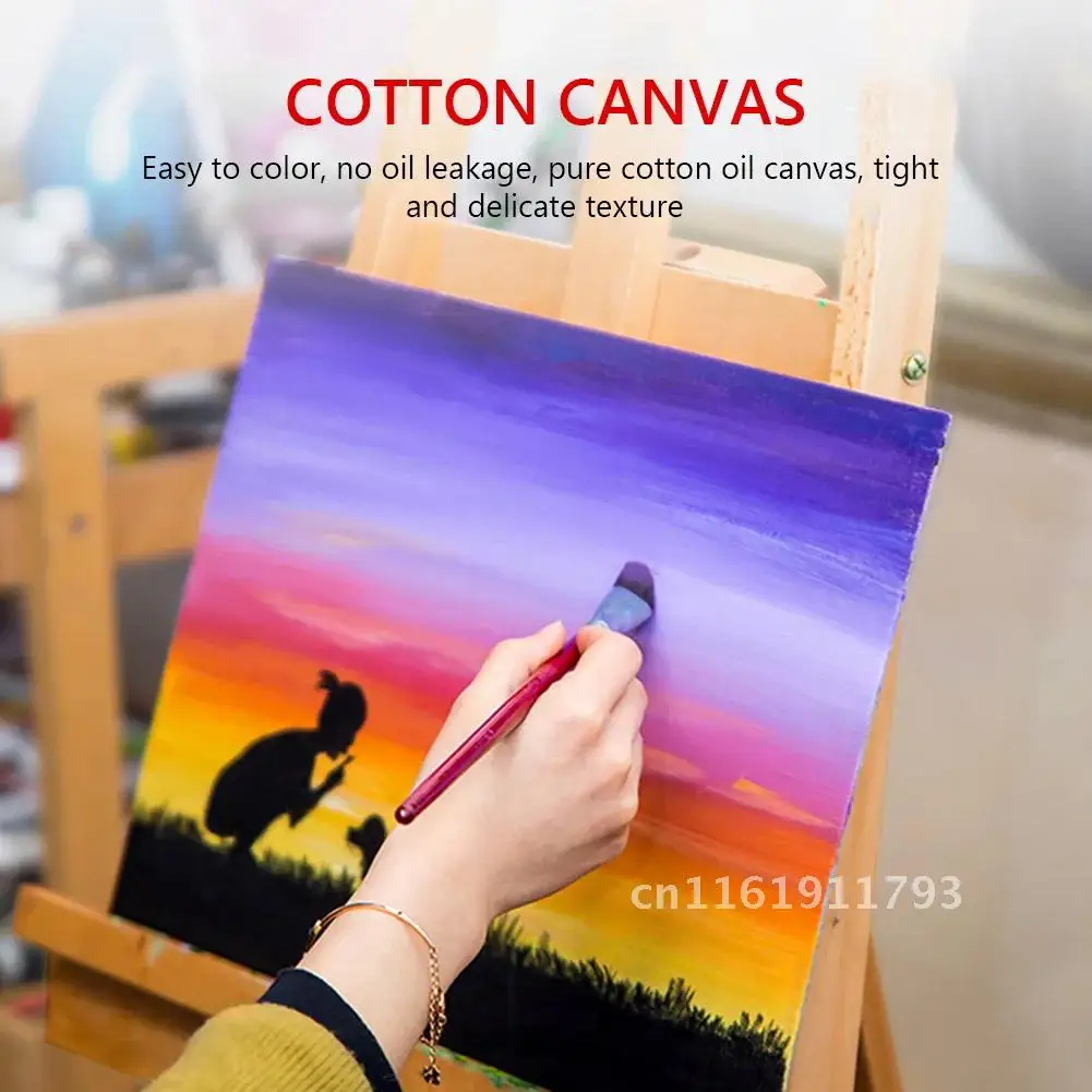 

Canvas Boards Primed Boards Painting Art Frame 6Pcs Cotton Artist Canvas Panel Blank For Acrylic Oil 20x25 25x25 25x30cm 10x10cm