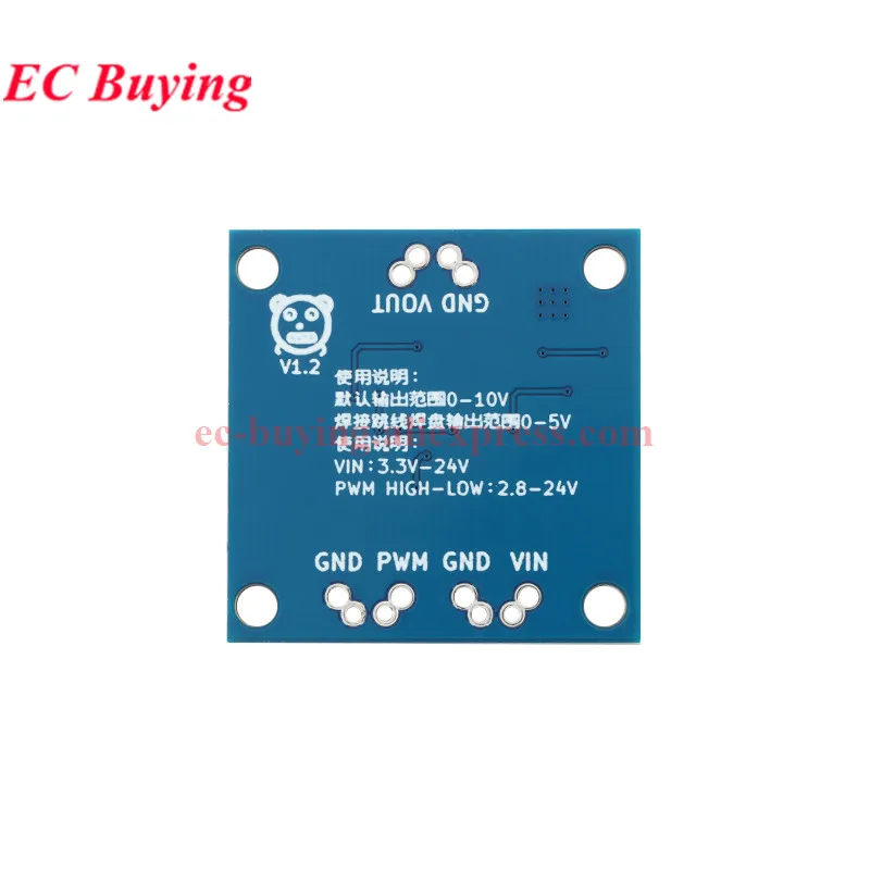 22Hz-20kHz to 0-5V/0-10V Voltage Frequency Converter Digital Analog Signal Conversion Board 0-100% PWM Signal to Voltage Module