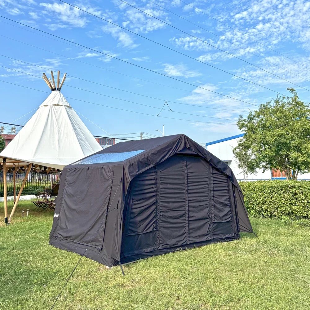 Black Automatic Inflatable Ten - đánh giá và giá Outdoor Camping On Youtube