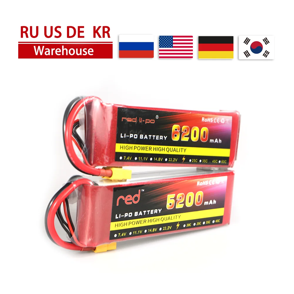 

new 2S 7.4V 2200 3300 4200 5200 6200mAh 25C 35C 40C RC LiPo Battery 2S For RC Airplane Drone Helicopter Car Toy