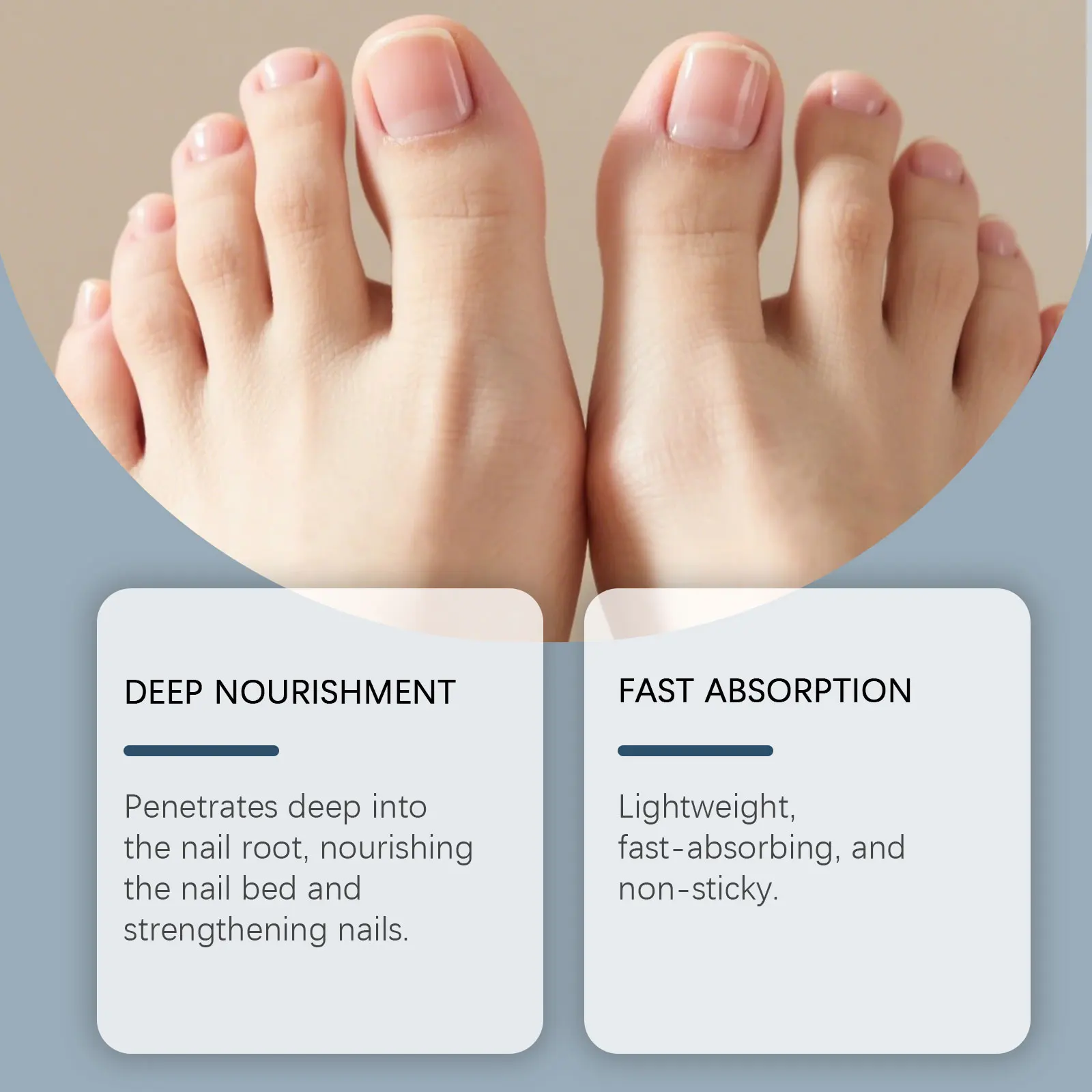 Stärkendes Nagelpflegeserum, nährt effektiv Pilz, stärkt spröde Nägel, spendet die Nageloberfläche