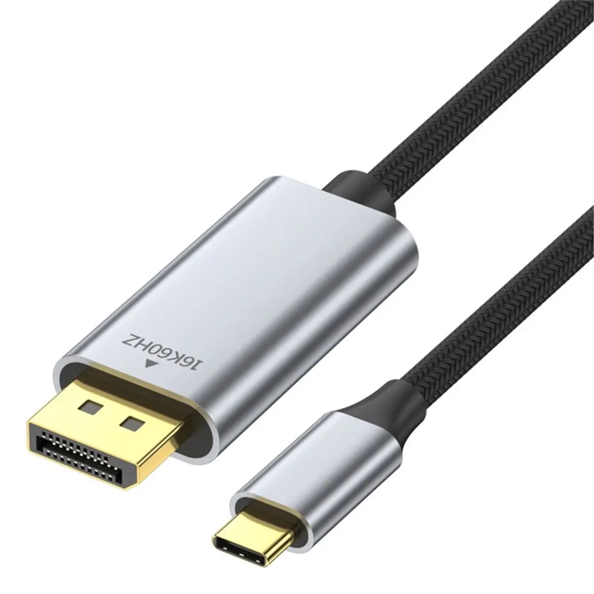 16K Type-C to DP 1.4 Adapter Cable 8K60Hz 2K 240Hz High-Definition Video Conversion Cable for Computer Screen Projection