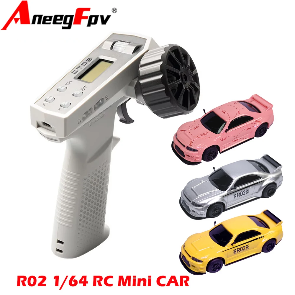 LDARC R02 Mini Rc Sport 1/64 Gesimuleerde Elektrische Afstandsbediening Model Auto Tafelblad RTR 2.4G Volwassenen Kinderspeelgoed gift