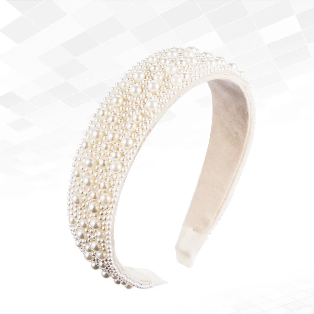 

1Pcs Unique Pearl Hair Hoop Elegant Headband Stylish Women Accessory for Fashion Events Headband Fashion Hair Hoop